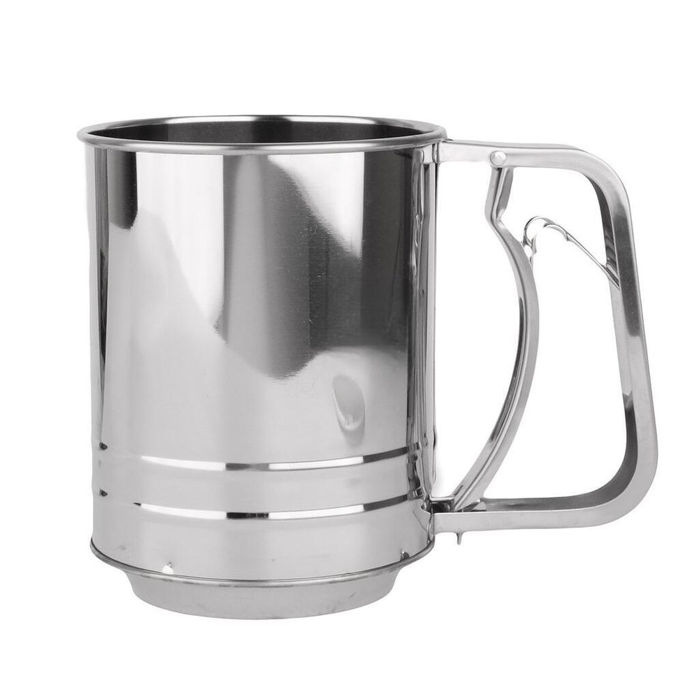 Сито 9,9 см кружка h12,9 см с механизмом нерж. мелкая сетка P.L. Proff Cuisine