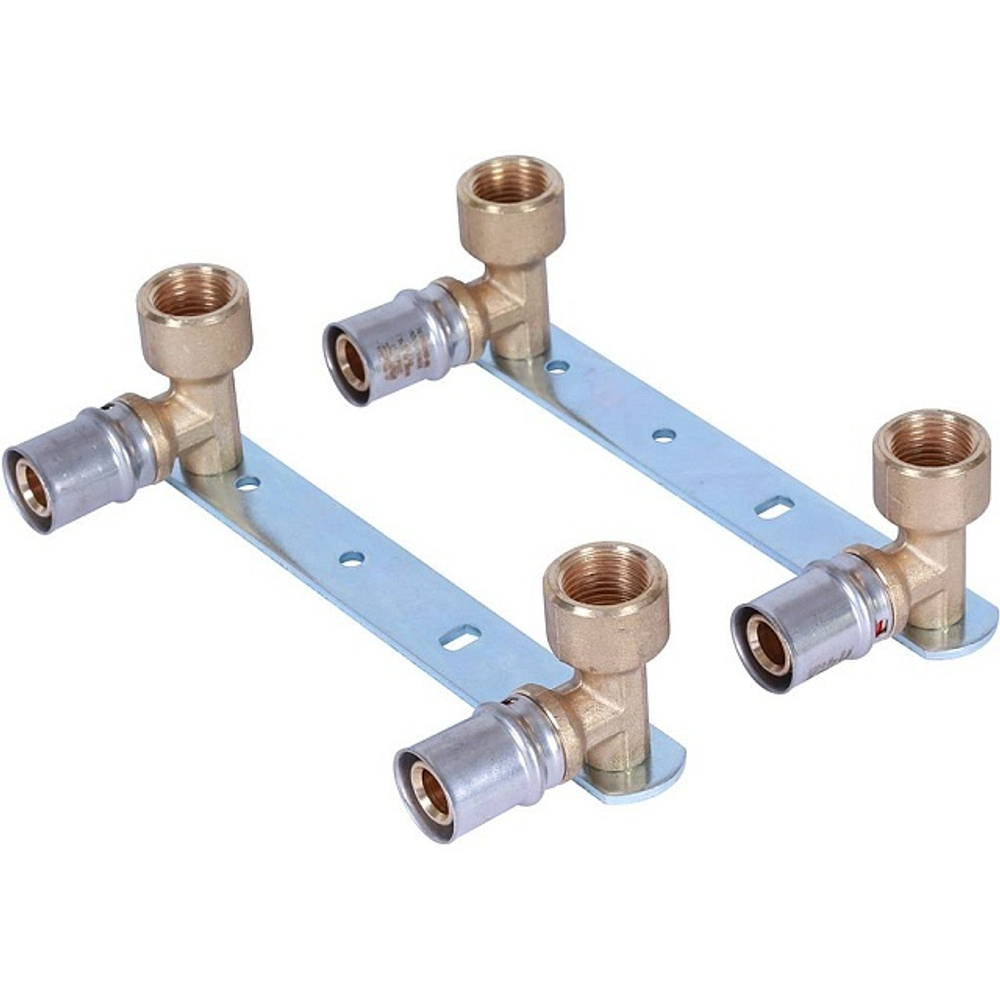 Планка монтажная с водорозетками Stout 20х1/2 пресс 7152