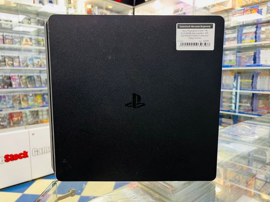 Sony Playstation 4 Slim 1TB CUH-2208B, Без коробки, S/N: 02274526101328127  (PS4, Б/У Игры)