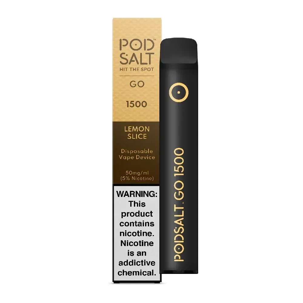 Pod Salt GO 1500 - Lemon Slice (5% nic)