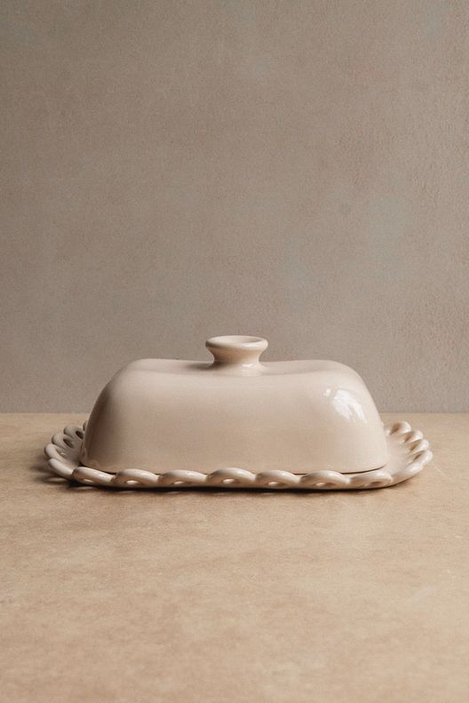 Масленка прямоугольная с кружевным краем / Tanya Makarenko