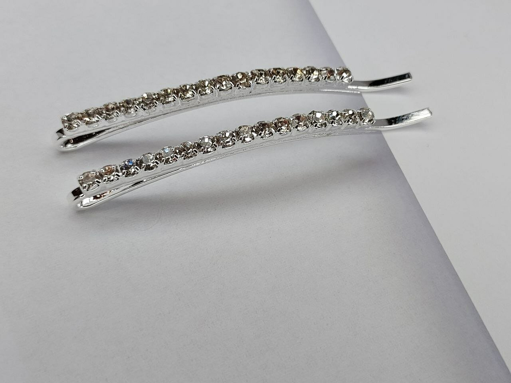 Заколки. Невидимка со стразами.