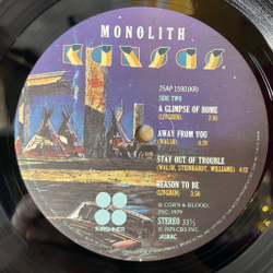 Винтажная виниловая пластинка LP Kansas Monolith (Japan 1979) (Obi) A Glimpse Of Home