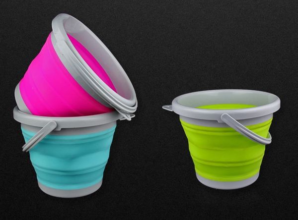 Ведро складное силиконовое FOLDING BUCKET