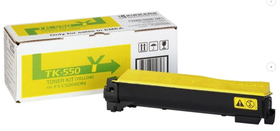 Картридж для лазерного принтера Kyocera TK-550Y, 6000 страниц, жёлтый