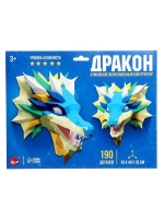 Конструктор полигональный «Дракон», 190 деталей