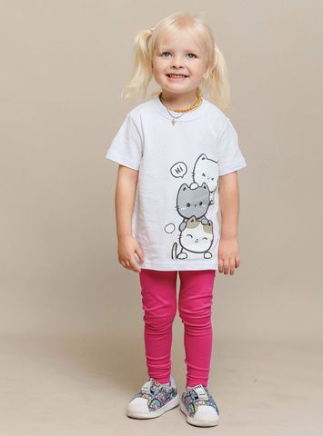 011_БК24 Футболка кор.рукав д/д, белый