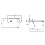 Смеситель для раковины Azario Vise AZ-VSA148330PA матовый черный