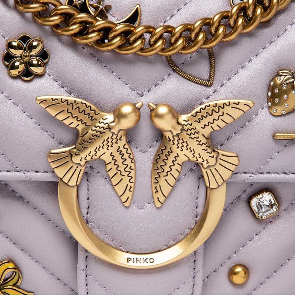 LADY LOVE BAG PUFF MAGIC PINS – Dusty Lavender