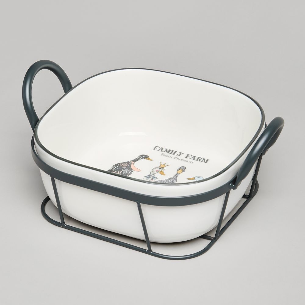 ФОРМА НА МЕТАЛ.ПОДСТАВКЕ LEFARD "FAMILY FARM" 26,5*21*12,5 CM