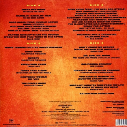 OST Once Upon A Time In Hollywood/Tarantino Films (Orange)