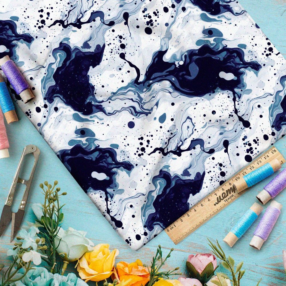 Ткань премиум Оксфорд 600D завораживающие пятна