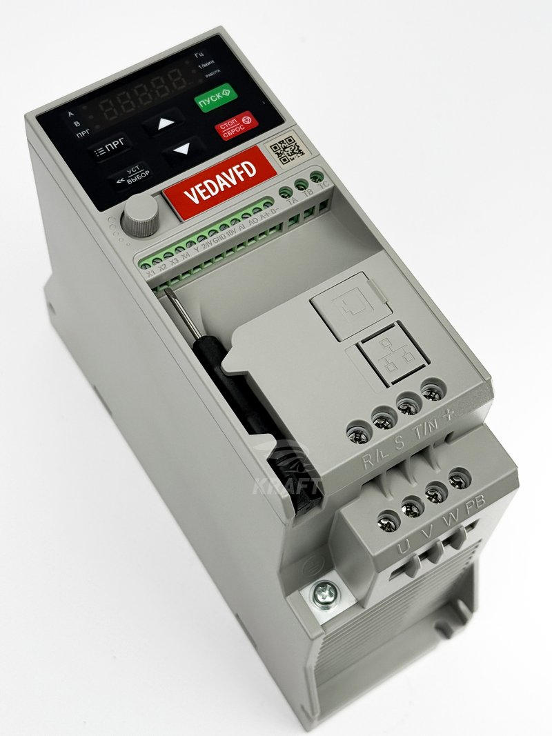 Преобразователь частоты VEDA Drive VF-51 0,75 кВт (220В,1 фаза)