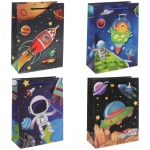 Пакет подарочный «Космос» 18*24*8,5 см