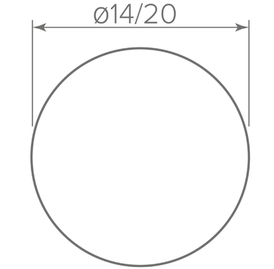 307 пепельный Заглушка самоклеющаяся F14(1л.=25шт)