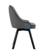 Стул DikLine 266М поворотный опоры чёрные