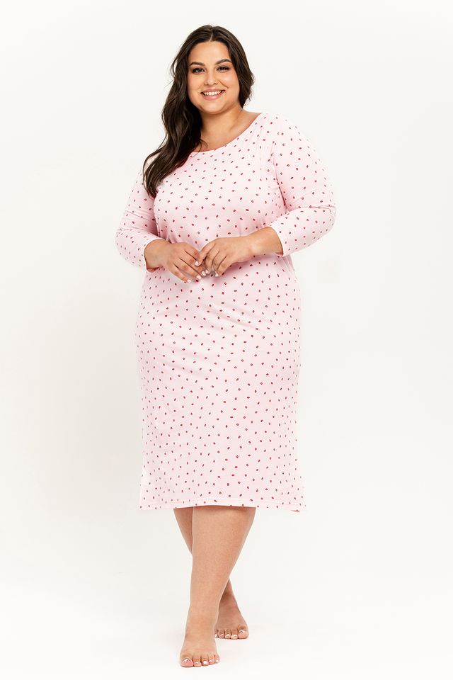 Хлопковая сорочка plus size 25W Angie