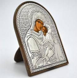 Сладкое лобзание. Маленькая серебряная икона