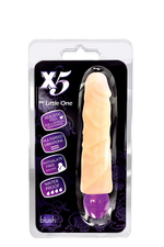 Телесный вибратор-реалистик The Little One - 17 см. (Цвет: телесный)