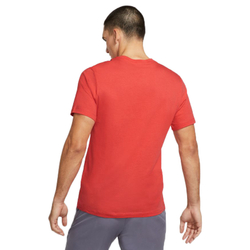 Футболка мужская теннисная Nike Court Heritage Tee - habanero red/habanero red