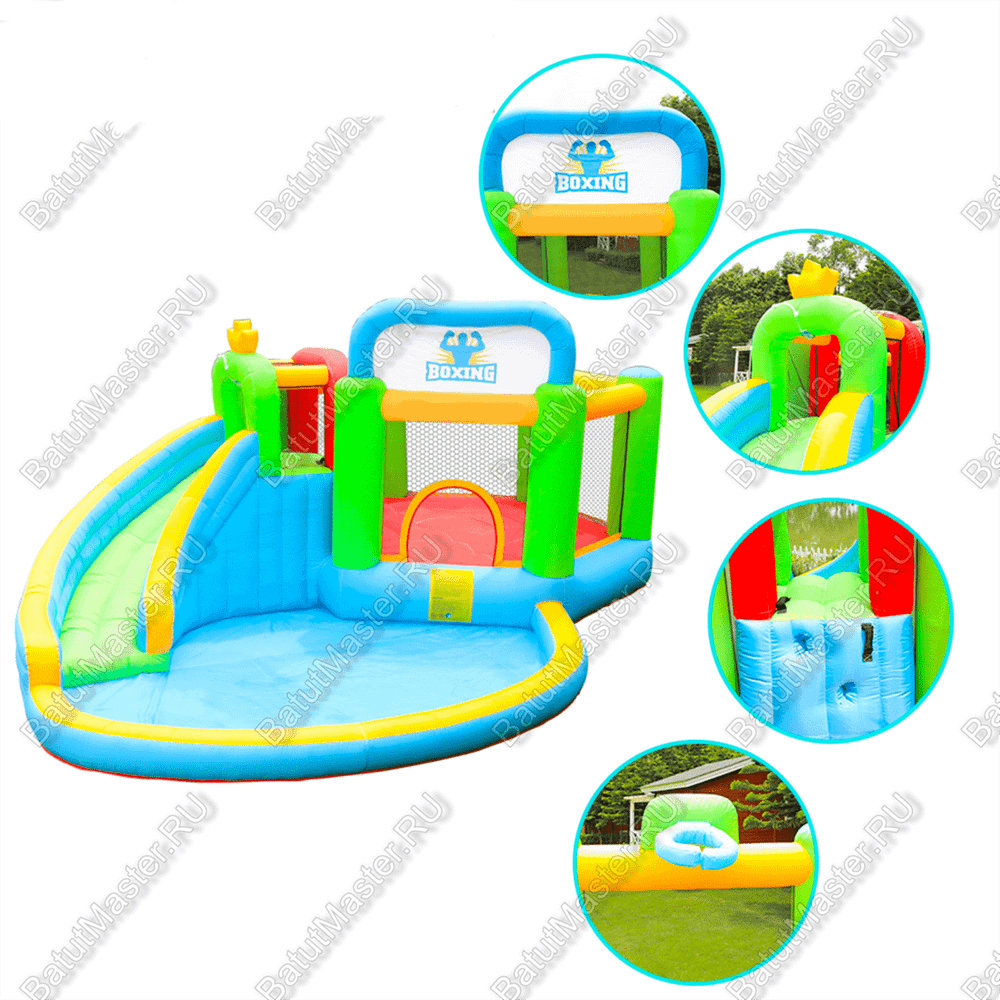 Батут в квартиру "Водная горка" 5,2*4,1*2,25 м
