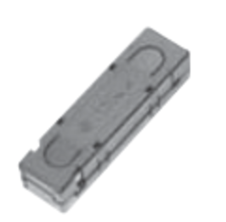 ZCAT20D Фильтр в сером корпусе на плоский кабель 15x5 мм