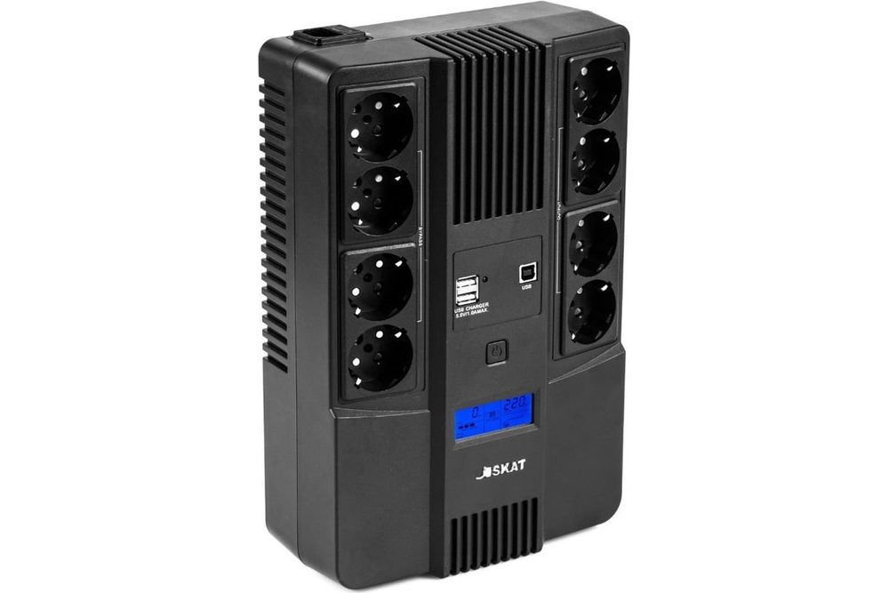 ИСТОЧНИК БЕСПЕРЕБОЙНОГО ПИТАНИЯ SKAT-UPS 800-AID-IN-1x9-8