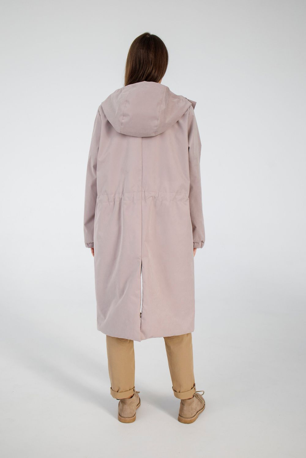 Плащ ko-ko-ko женский непромокаемый пудровый