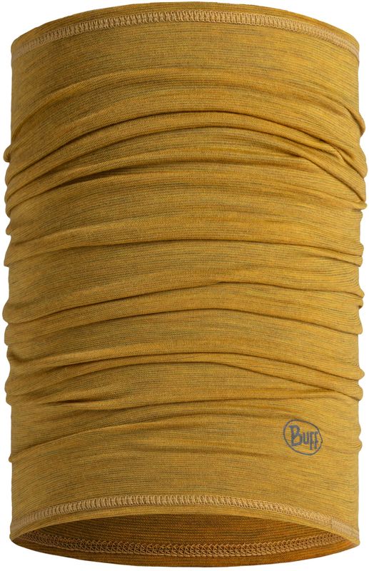 Шерстяной шарф-труба Buff Merino Lightweight Multistripes Maize Фото 1