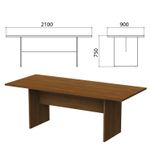 Стол для переговоров "Этюд", 2100х900х750 мм, орех (КОМПЛЕКТ)