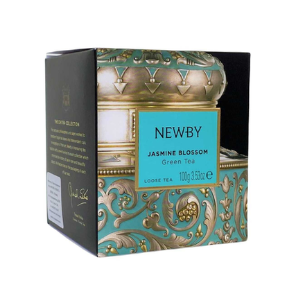 Чай зеленый листовой с жасмином Newby Jasmine Blossom, 100 г