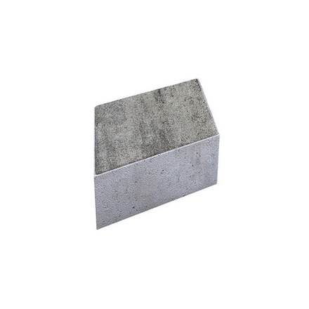 Тротуарная плитка РОМБ - Листопад гладкий Антрацит