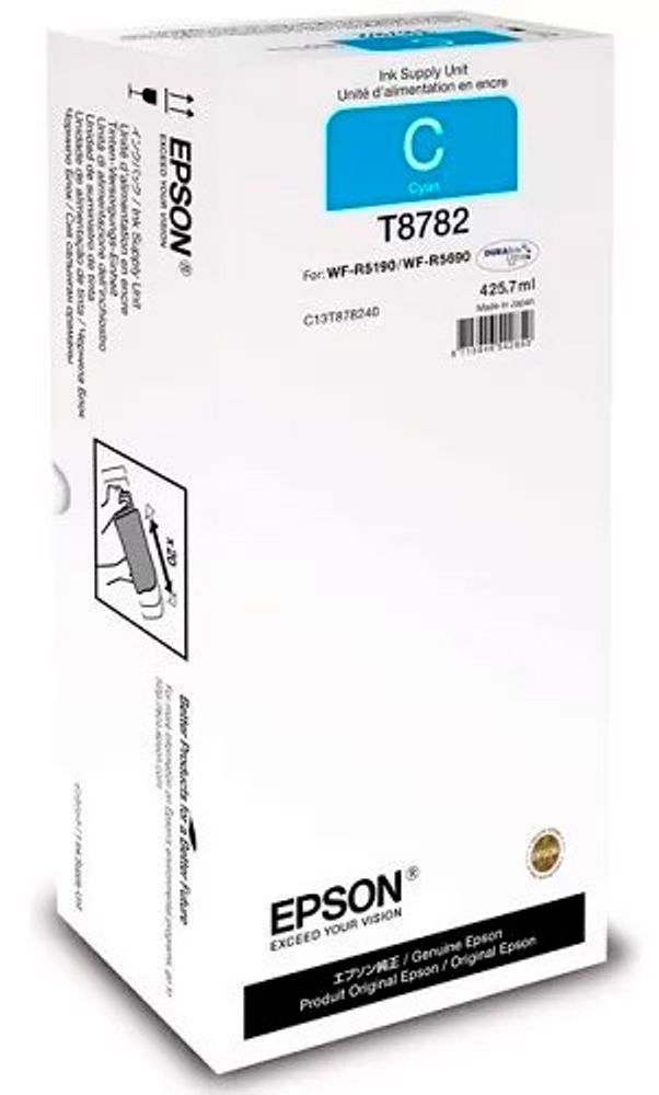 Контейнер EPSON T8782 голубой экстраповышенной емкости для WF-R5190DTW/5690DTWF