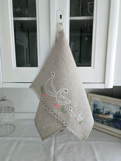 Полотенце для кухни Гуси