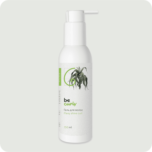 Гель со средней фиксацией Flexy shine curl с блёстками и ароматом лимонада