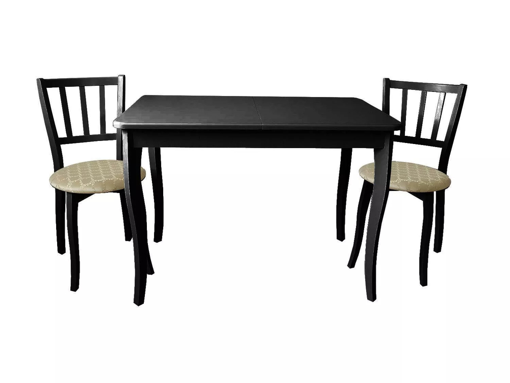 Обеденная группа СО-32/С-32 черный/бежевый