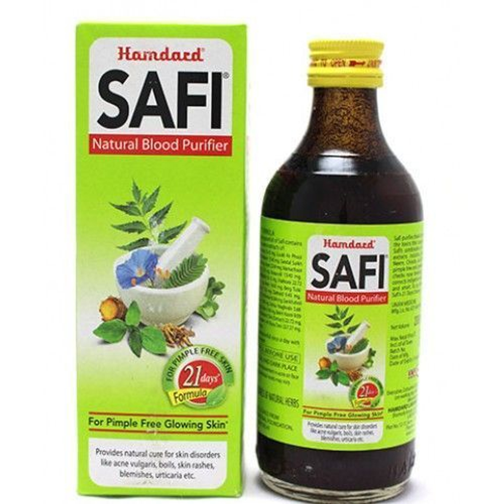 Сироп Hamdard Safi Natural Blood Purifier Сафи очищает кровь и ЖКТ, 100 мл