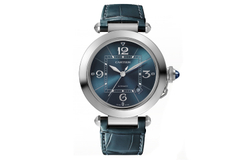 CARTIER PASHA DE PASHA DE CARTIER Automatic Mechanical Movement Waterproof Men"s Watches Watch 41mm Blue Dial