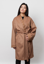 Шапан шерстяной удлиненный OYU TOLQYN CAMEL