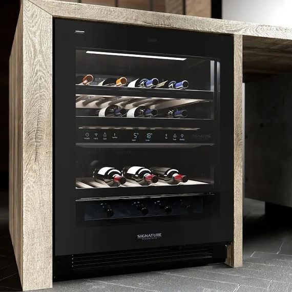Встраиваемый винный шкаф Signature под столешницу SKSUW2401G