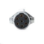 Вилка соединительная 7-и контактная, металл, КамАЗ, МАЗ, МТЗ, ХТЗ, ЗИЛ, УРАЛ, НЕФАЗ, ГАЗ, ПТЗ, 12/24 В