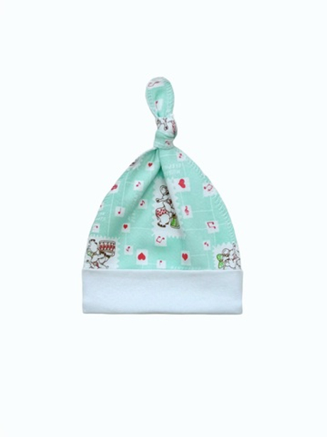 Шапочка-узелок (утепленная) Слоники