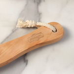 Массажная двусторонняя щётка из натуральной щетины с ручкой