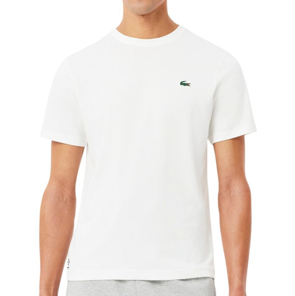 Мужская теннисная футболка Lacoste Tennis x Daniil Medvedev - white