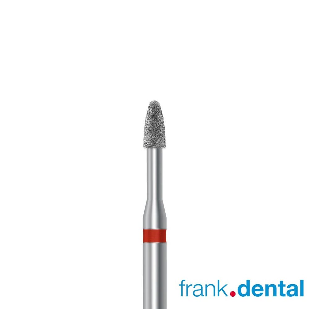 Бор алмазный красный Frank Dental типа FG - D.390L.016.F.FG