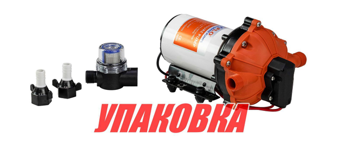 Помпа водоподающая мембранная SeaFlo, 12 В, 15 л/мин, 4.2 бар, 7 А (упаковка из 6 шт.)