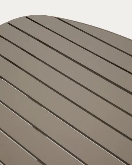 Уличный стол Joncols из алюминия с бежевой отделкой 180 x 90 см