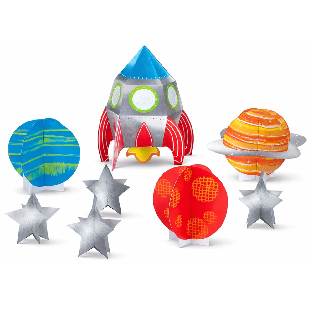 Декор-комплект настольный «Космос», 10-29 см, 8шт