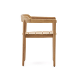 Стул Icaro из массива тикового дерева с натуральной отделкой
