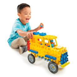Little Tikes - Klocki Waffle - Набор Школьный автобус 644467